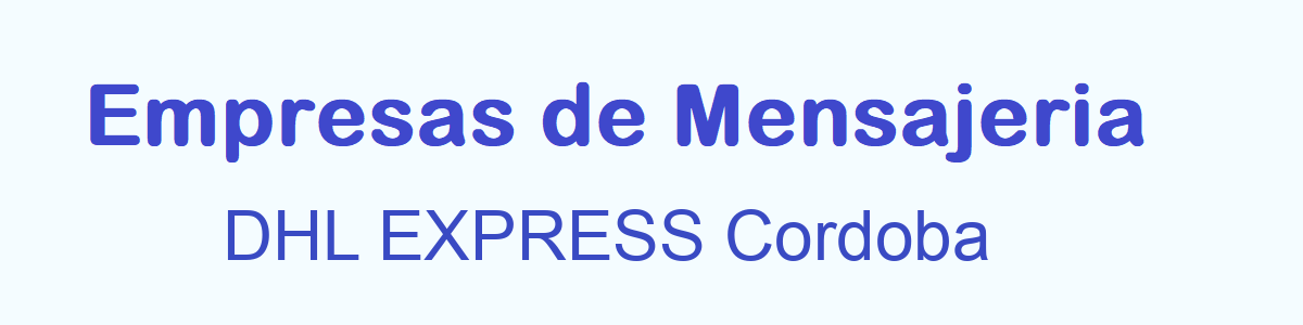 Mensajeria  DHL EXPRESS Cordoba